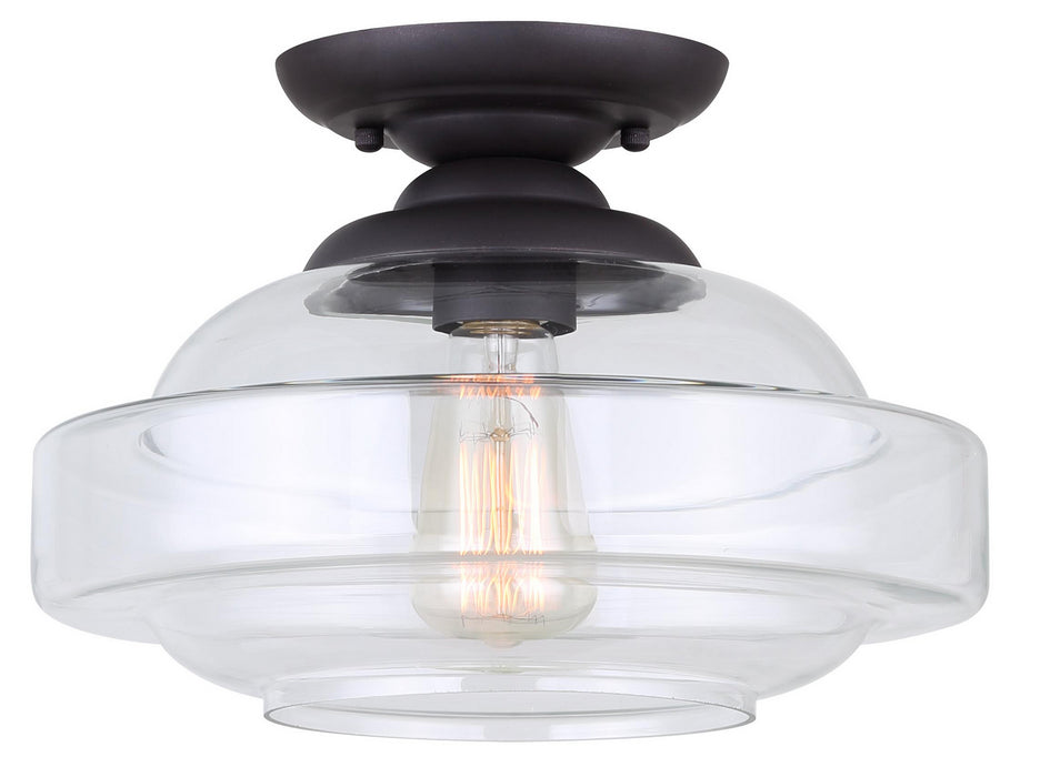Canarm IFM459B13ORB One Light Flush Mount, Oil Rubbed Bronze