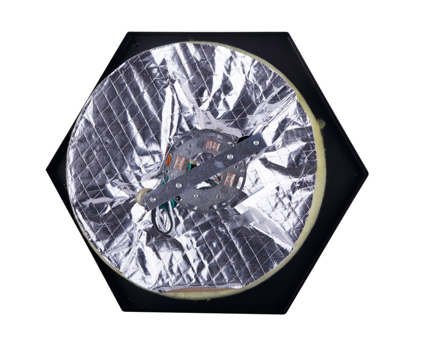 Canarm IFM676A15BKN Three Light Flush Mount, Metal