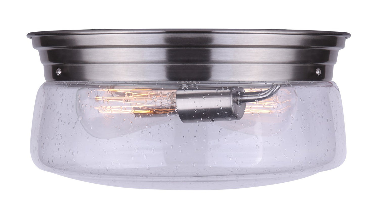 Canarm IFM679A12BN Two Light Flush Mount, Brushed Nickel