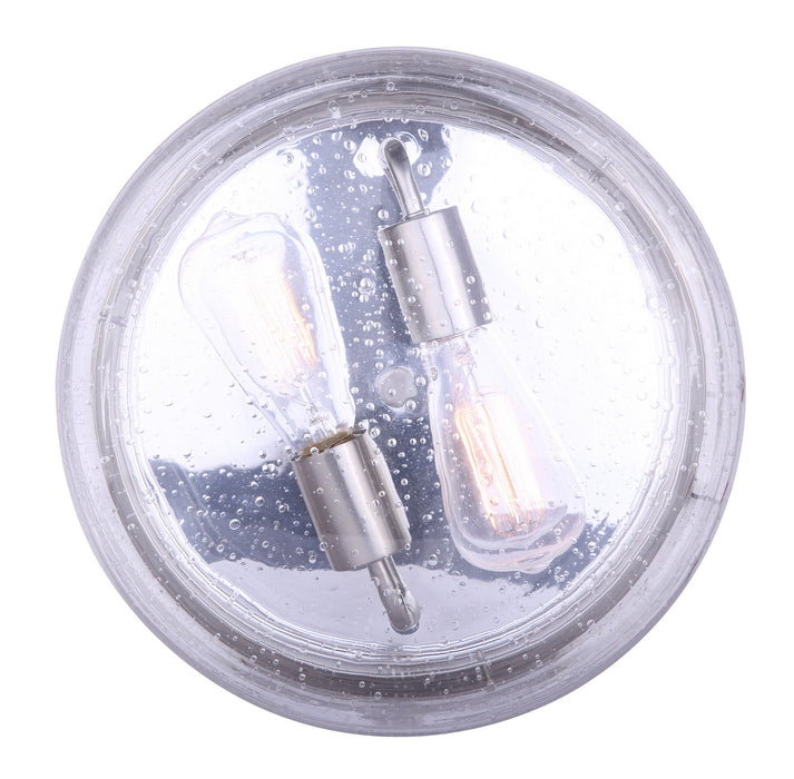 Canarm IFM679A12BN Two Light Flush Mount, Brushed Nickel