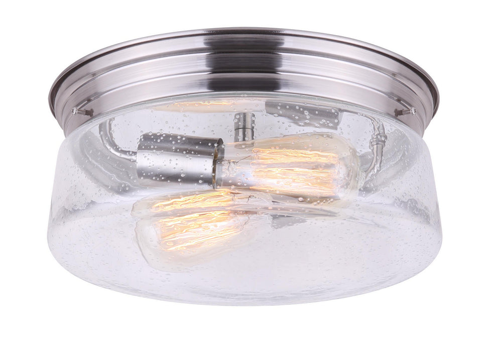 Canarm IFM679A12BN Two Light Flush Mount, Brushed Nickel