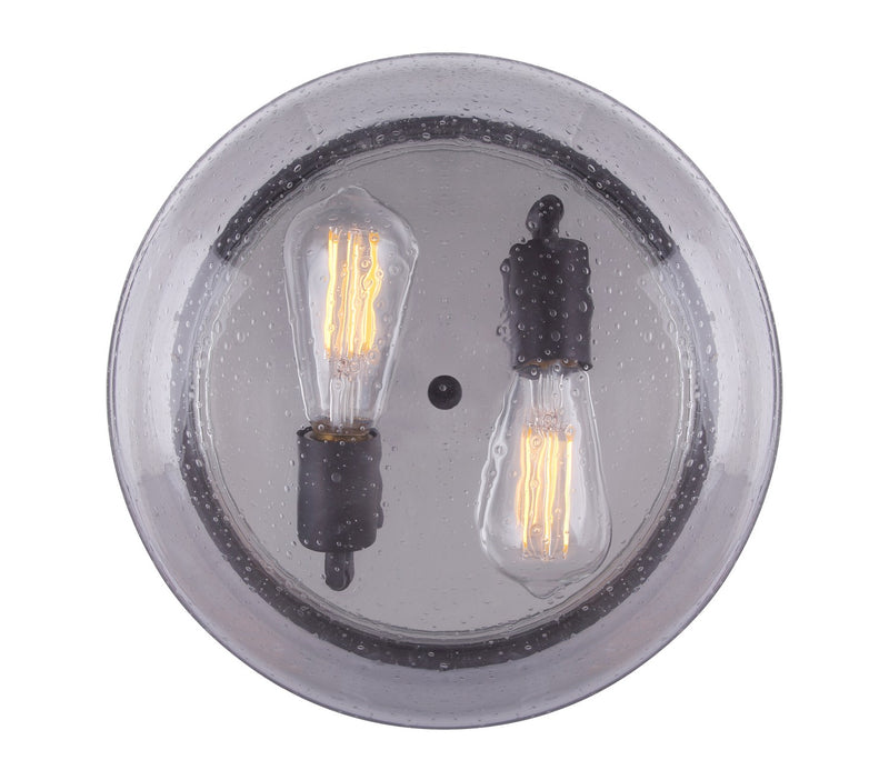 Canarm IFM679A12ORB Two Light Flush Mount, Oil Rubbed Bronze