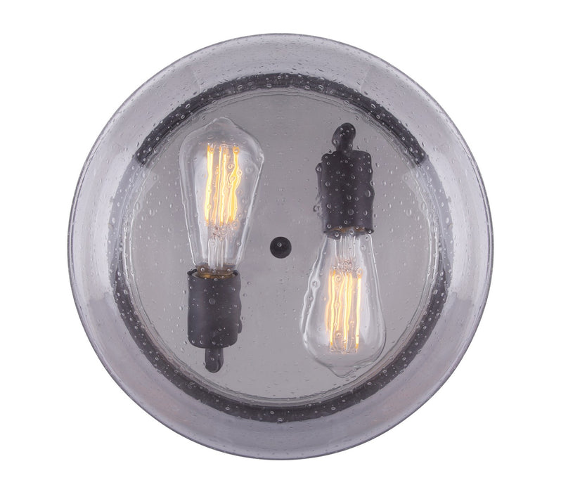 Canarm IFM679A12ORB Two Light Flush Mount, Oil Rubbed Bronze