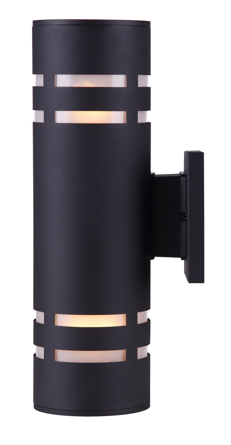 Canarm IOL256BK Two Light Outdoor Lantern, Black