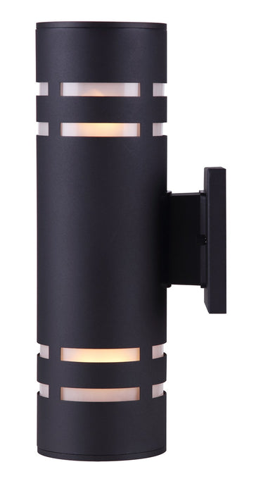 Canarm IOL256BK Two Light Outdoor Lantern, Black