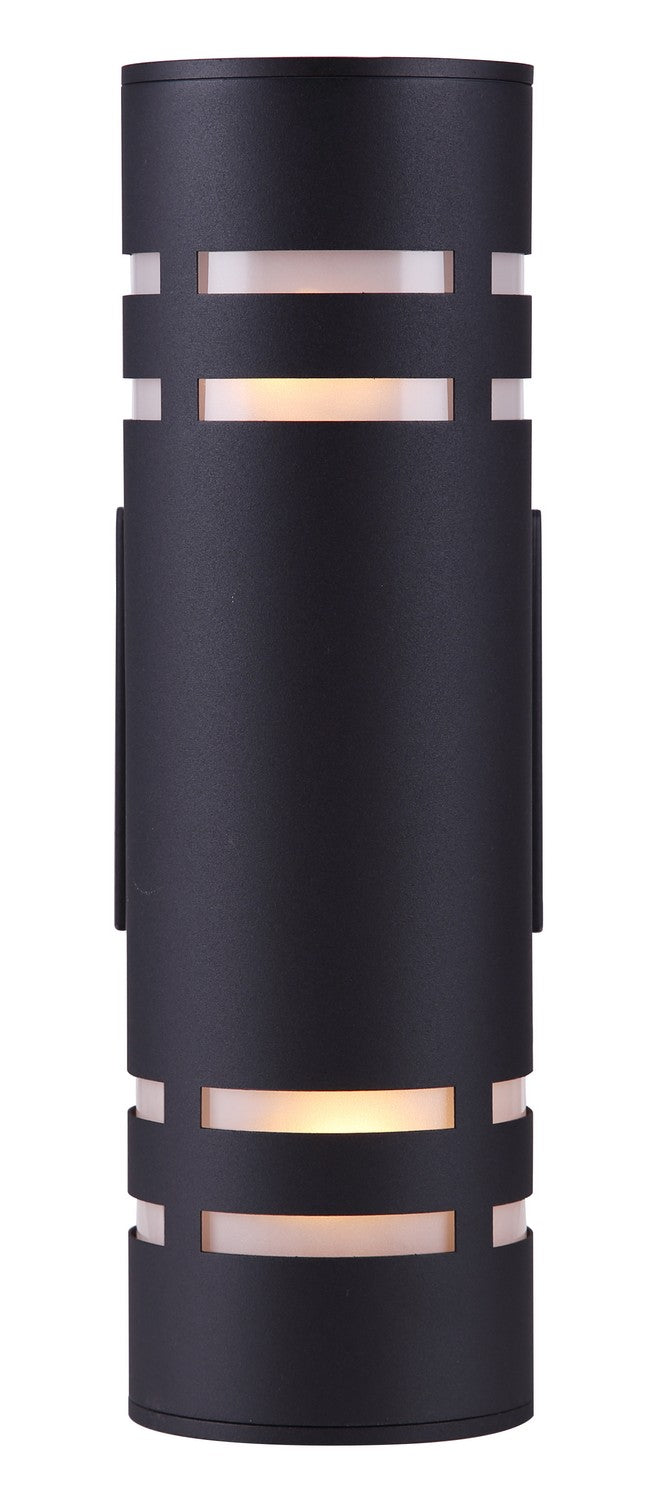 Canarm IOL256BK Two Light Outdoor Lantern, Black