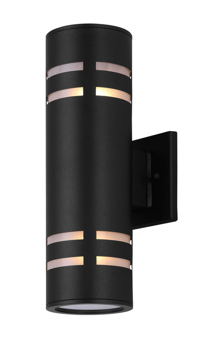 Canarm IOL256BK Two Light Outdoor Lantern, Black