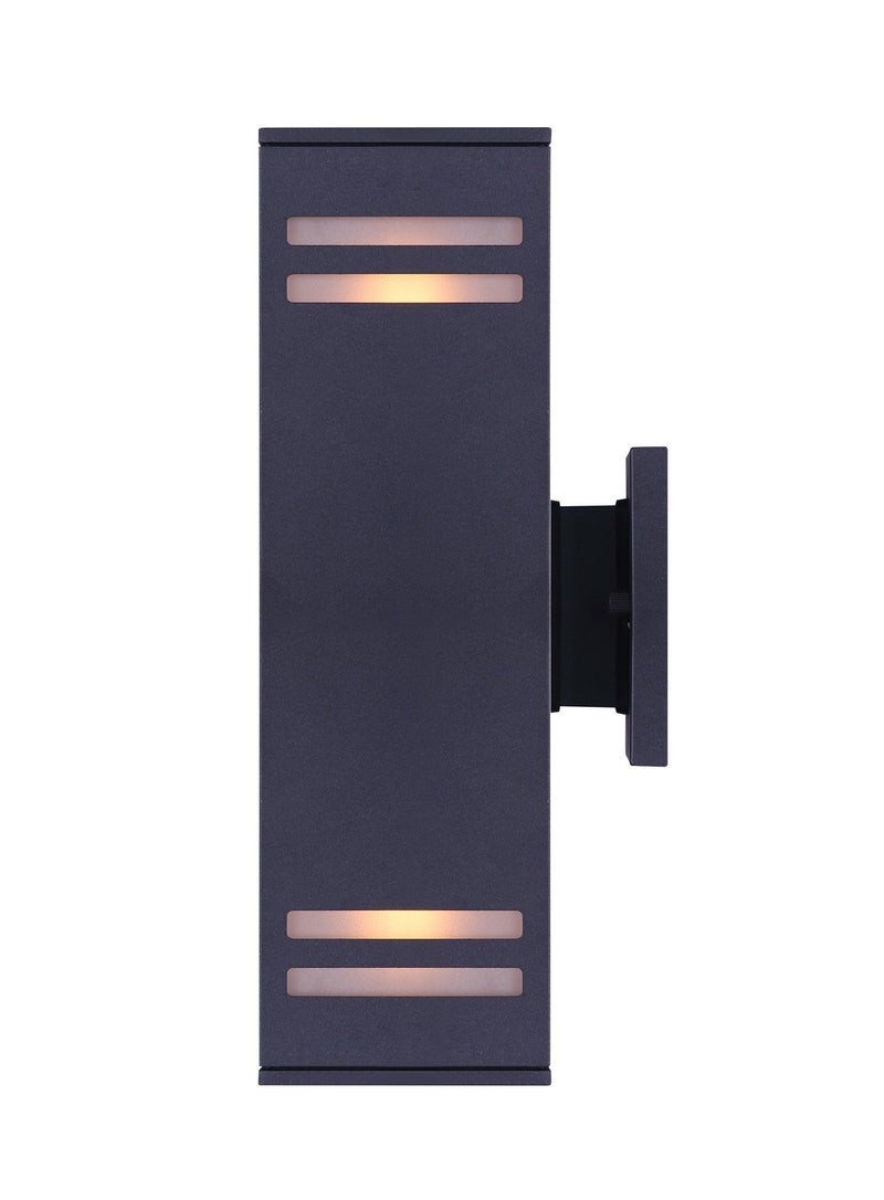 Canarm IOL308BK Two Light Outdoor Lantern, Black