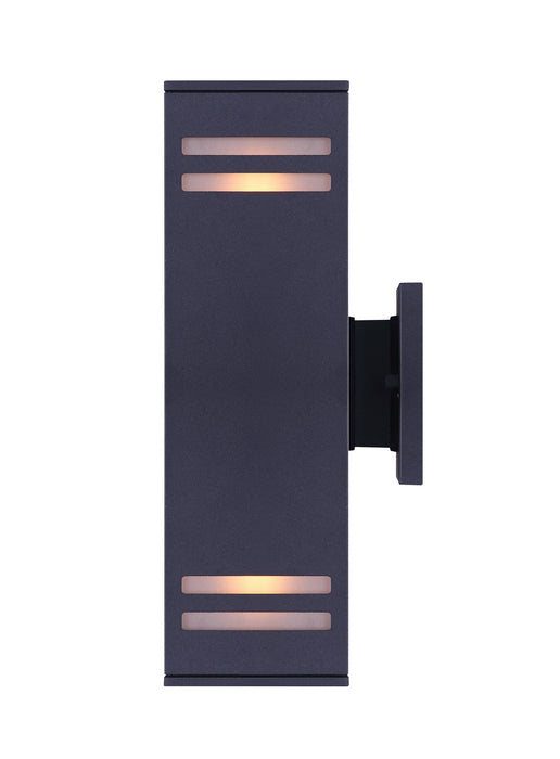 Canarm IOL308BK Two Light Outdoor Lantern, Black