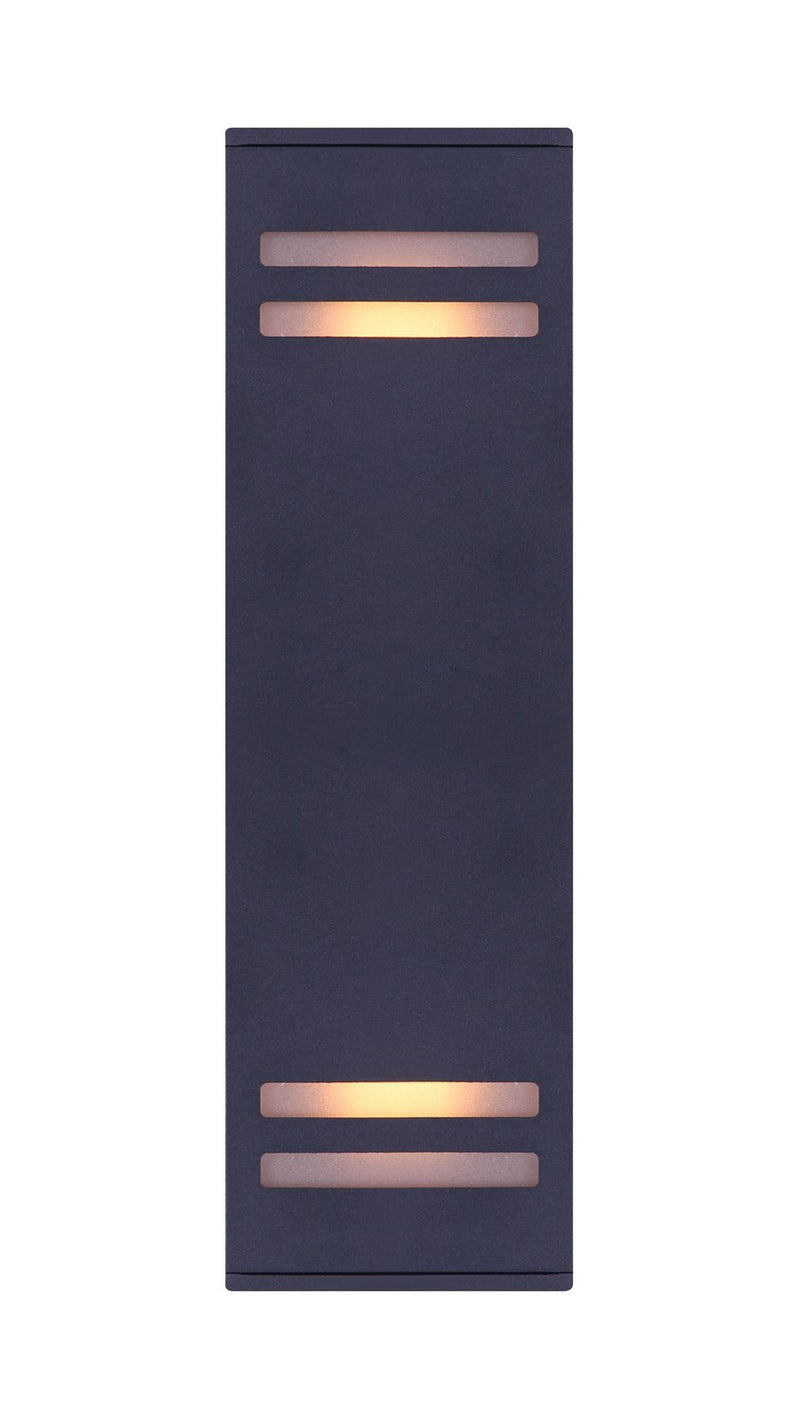 Canarm IOL308BK Two Light Outdoor Lantern, Black