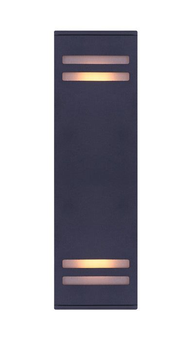 Canarm IOL308BK Two Light Outdoor Lantern, Black