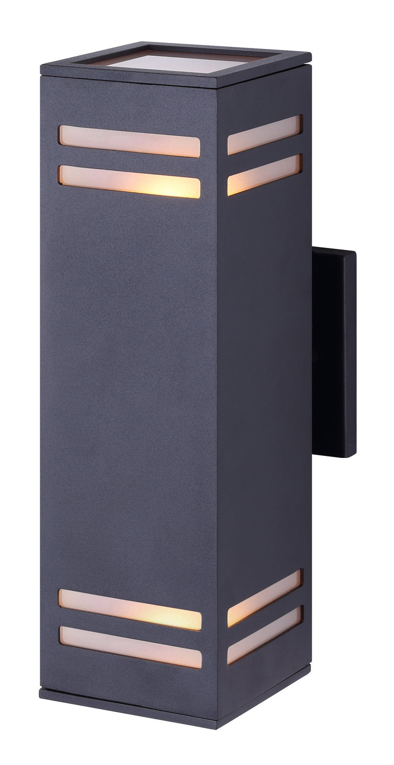 Canarm IOL308BK Two Light Outdoor Lantern, Black
