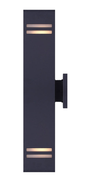 Canarm IOL309BK Two Light Outdoor Lantern, Black
