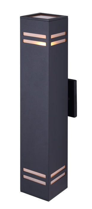 Canarm IOL309BK Two Light Outdoor Lantern, Black