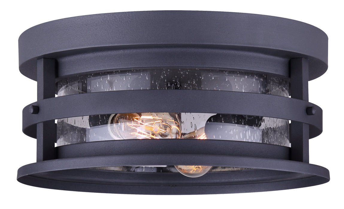 Canarm IOL342BK Two Light Outdoor Lantern, Metal