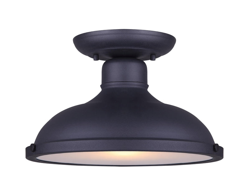 Canarm IOL360BK One Light Outdoor Lantern, Metal