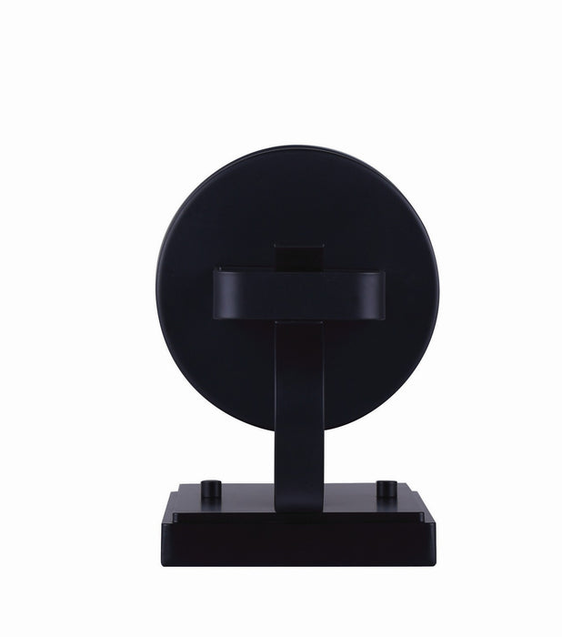 Canarm IOL457BKR One Light Outdoor Lantern, Matte Black And Rope