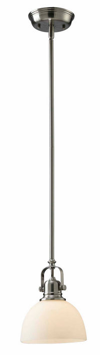Canarm IPL177B01BN One Light Pendant, Brushed Nickel