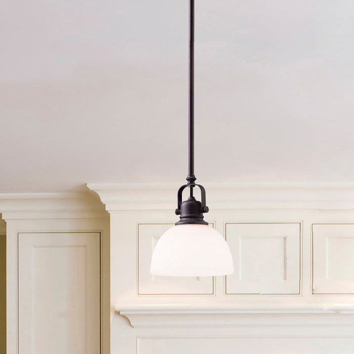 Canarm IPL177B01ORB One Light Pendant, Oil Rubbed Bronze