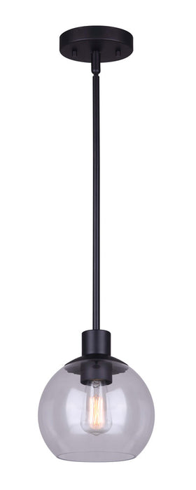 Canarm IPL560B01BK One Light Pendant, Black