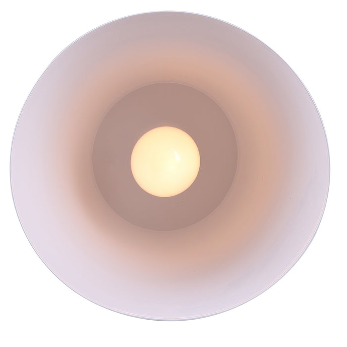 Canarm IPL642B01GDW One Light Pendant, Gold And White