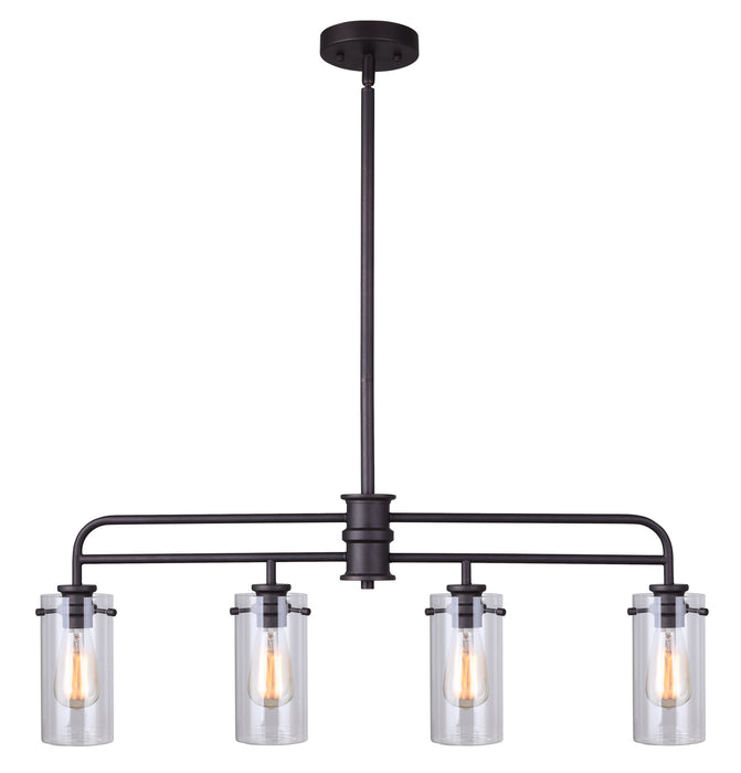 Canarm IPL679A04ORB Four Light Pendant, Oil Rubbed Bronze