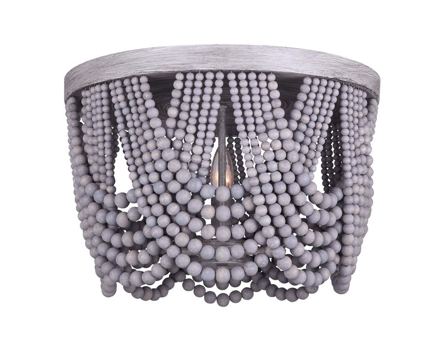 Canarm ISF1001A03BGY Three Light Semi Flush Mount, Grey