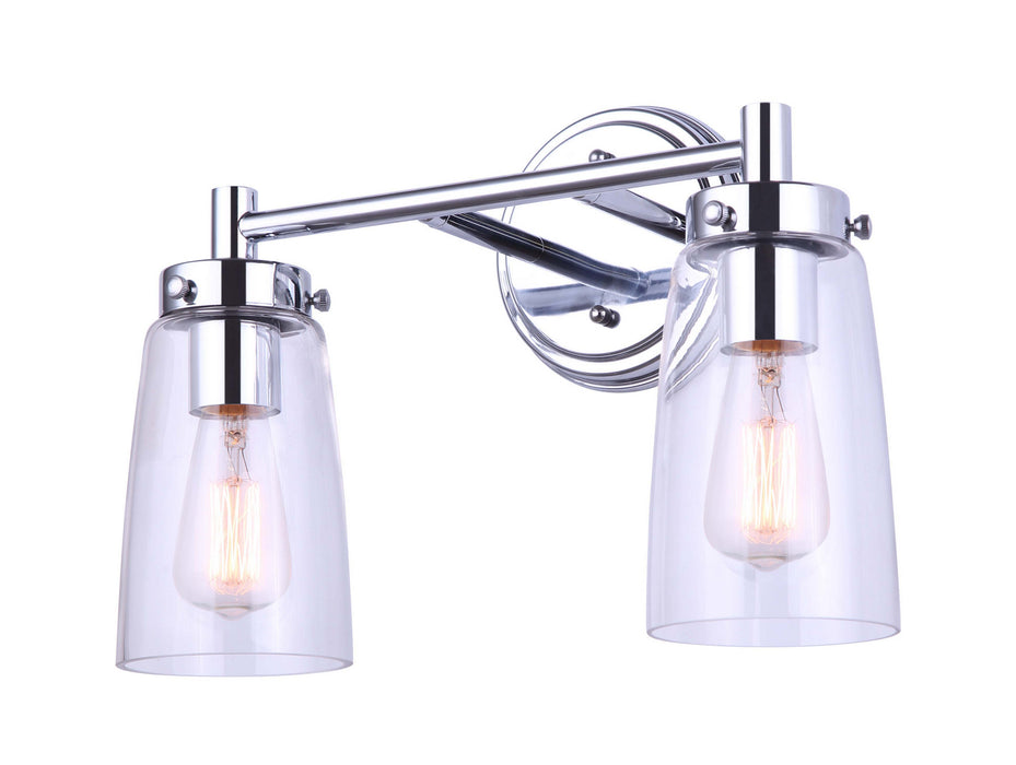 Canarm IVL1016A02CH Two Light Vanity, Chrome