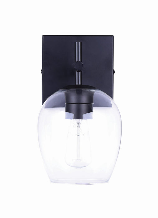 Canarm IVL1019A01BK One Light Vanity, Black