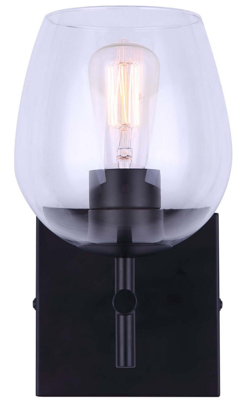 Canarm IVL1019A01BK One Light Vanity, Black
