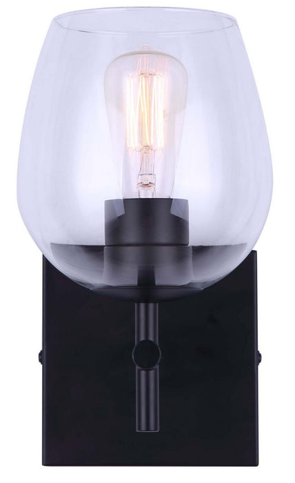 Canarm IVL1019A01BK One Light Vanity, Black