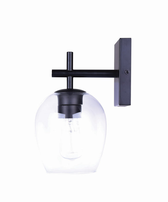 Canarm IVL1019A01BK One Light Vanity, Black