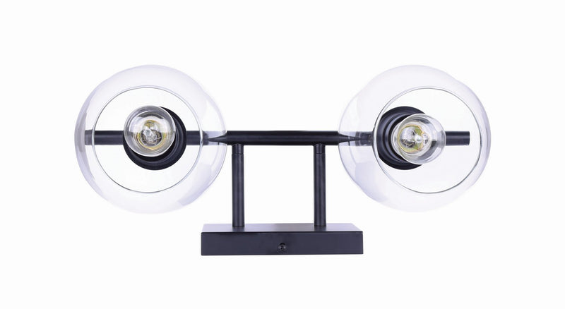 Canarm IVL1019A02BK Two Light Vanity, Black