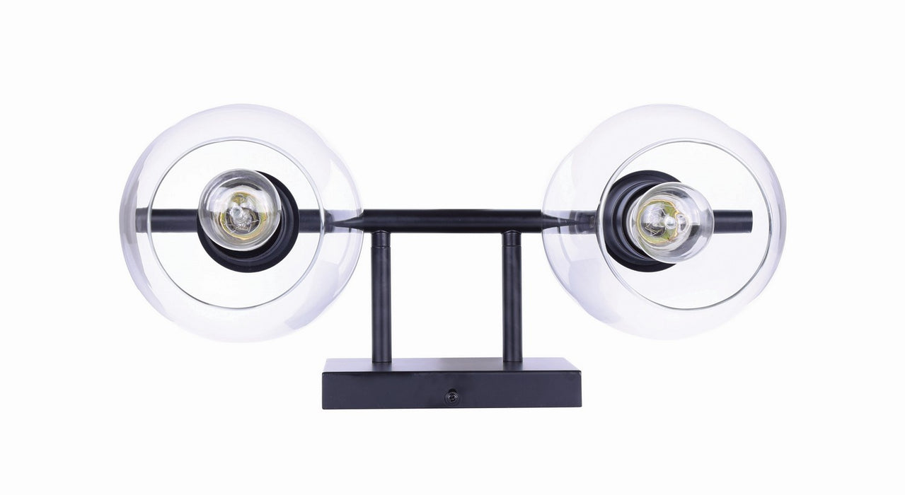 Canarm IVL1019A02BK Two Light Vanity, Black