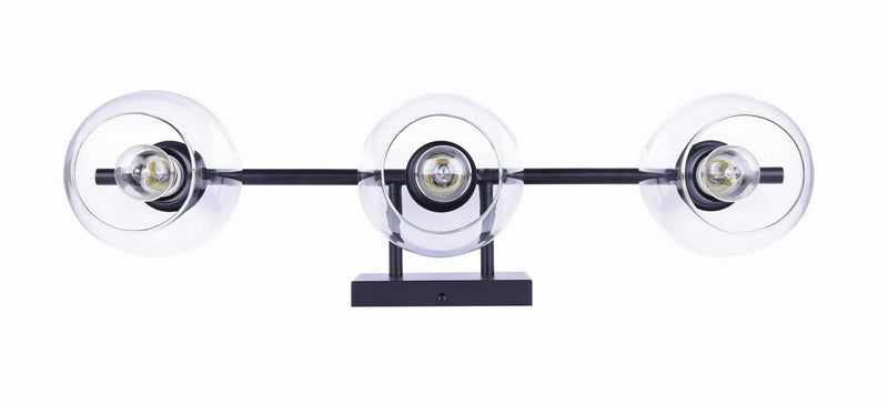 Canarm IVL1019A03BK Three Light Vanity, Black