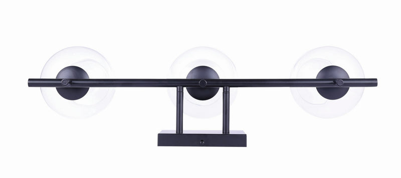 Canarm IVL1019A03BK Three Light Vanity, Black