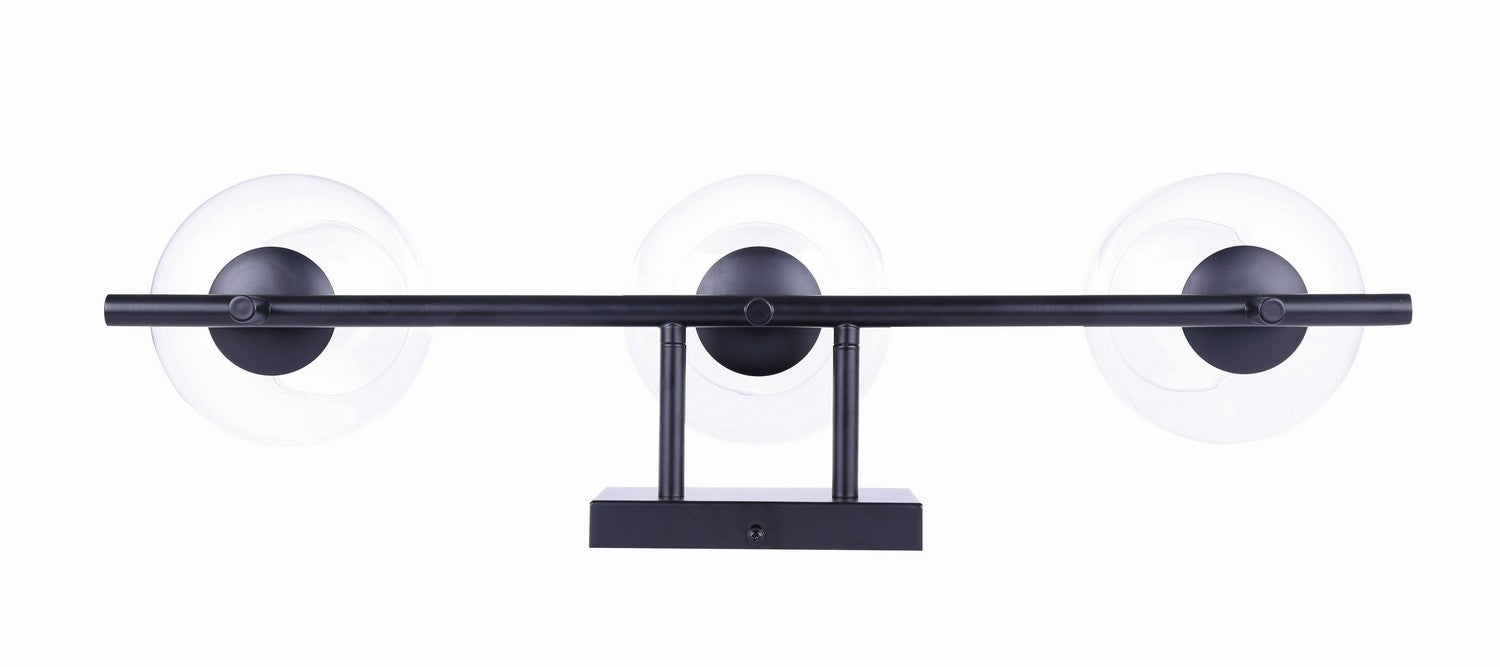 Canarm IVL1019A03BK Three Light Vanity, Black