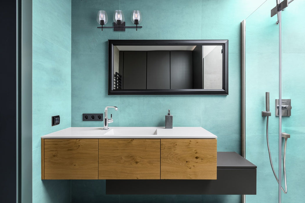 Canarm IVL1019A03BK Three Light Vanity, Black