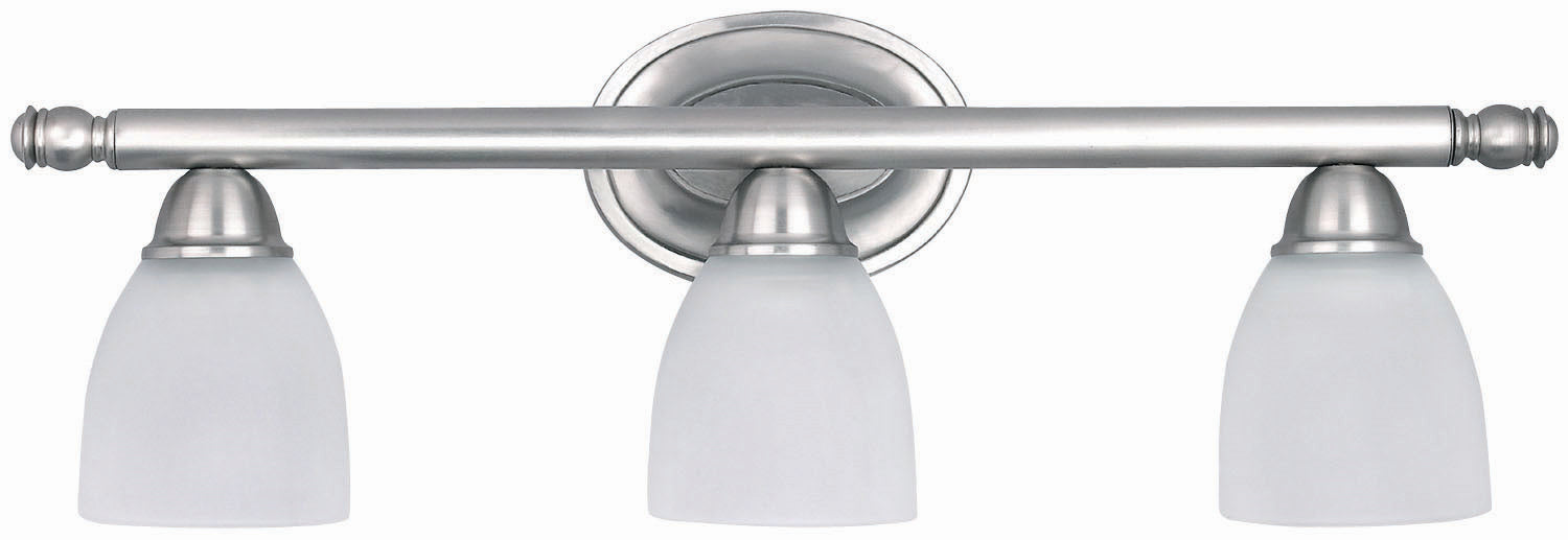 Canarm IVL203BPT Three Light Vanity, Brushed Pewter