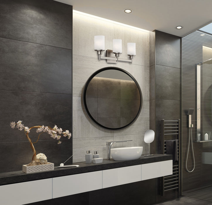 Canarm IVL408A03BN Three Light Vanity, Brushed Nickel