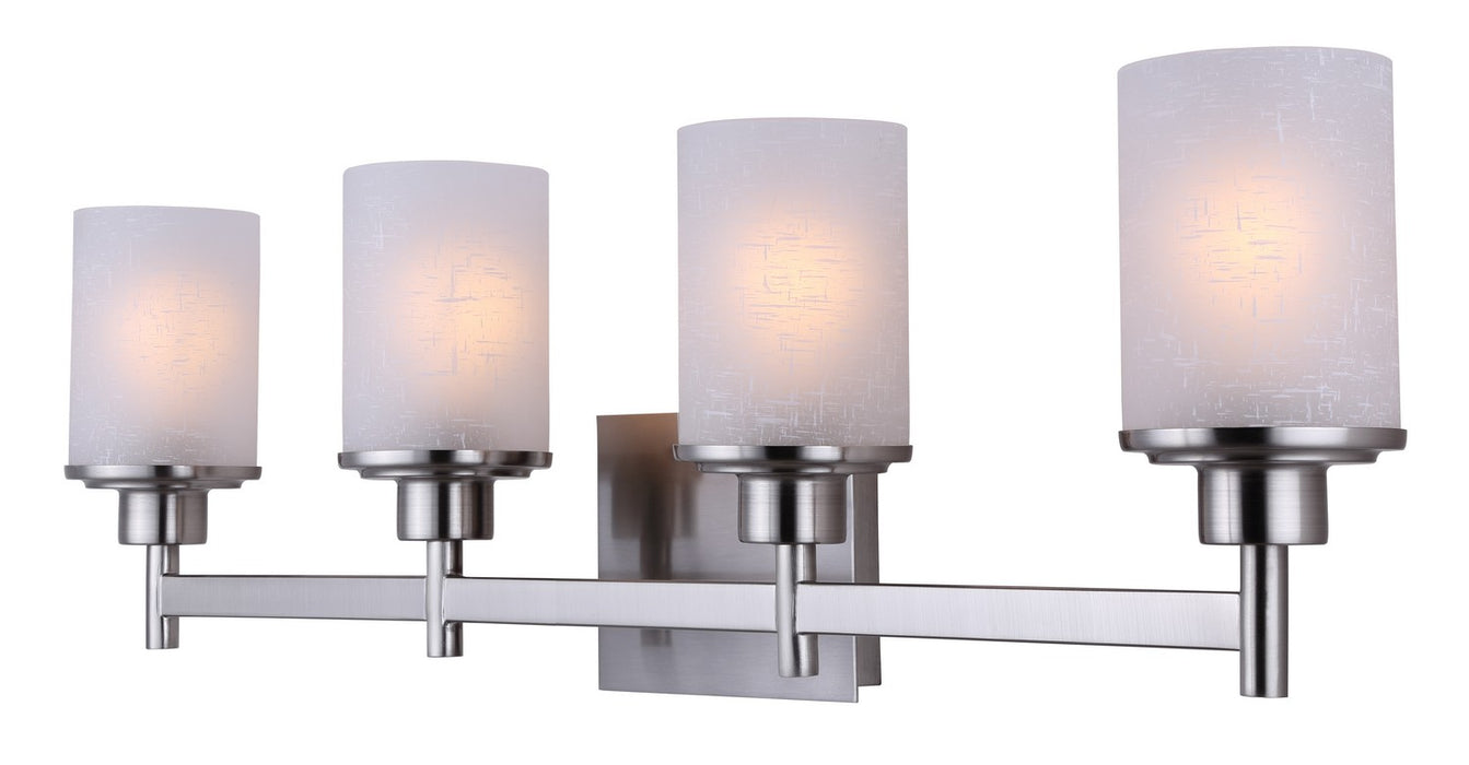 Canarm IVL408A04BN Four Light Vanity, Brushed Nickel