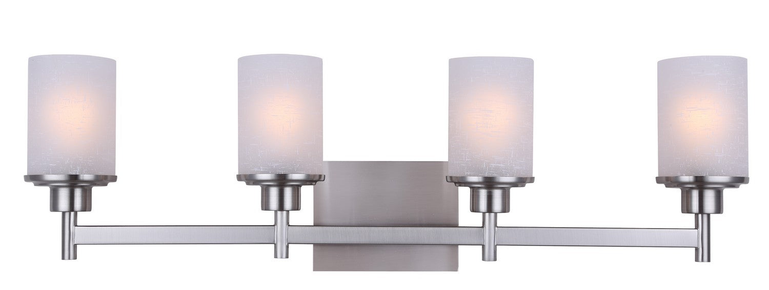Canarm IVL408A04BN Four Light Vanity, Brushed Nickel
