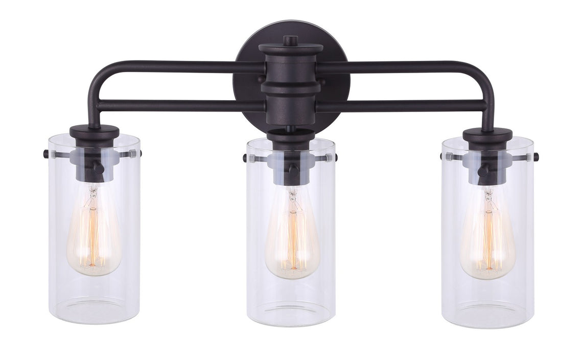 Canarm IVL679A03ORB Three Light Vanity, Oil Rubbed Bronze