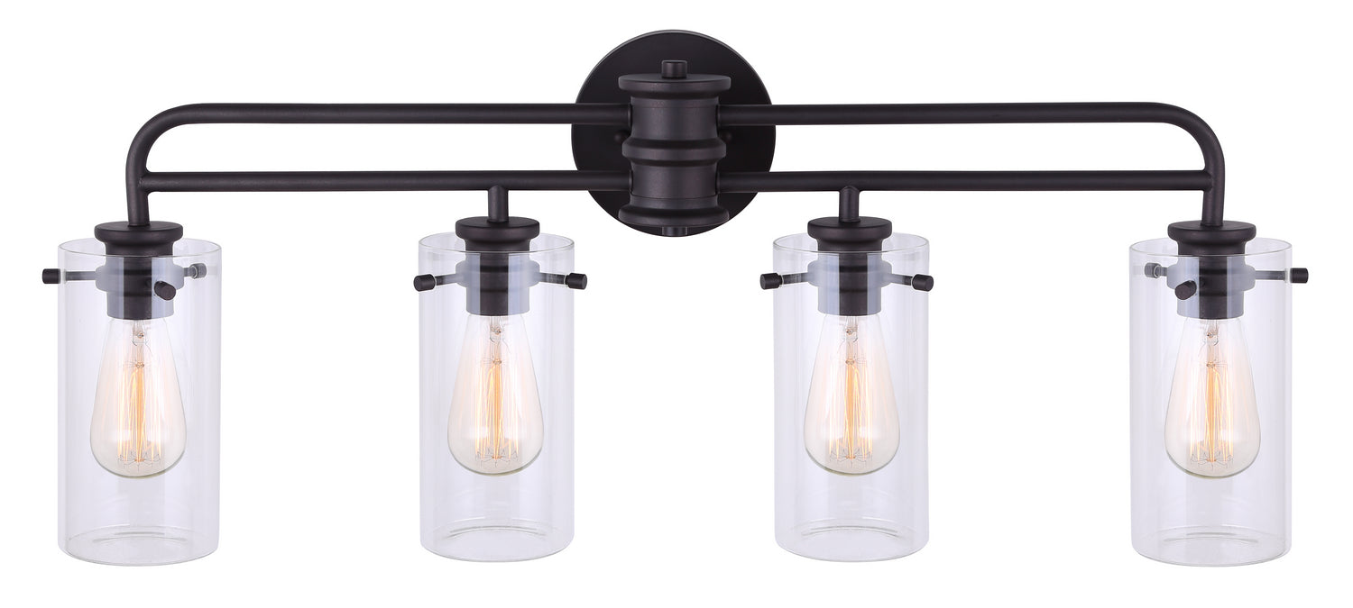 Canarm IVL679A04ORB Four Light Vanity, Oil Rubbed Bronze