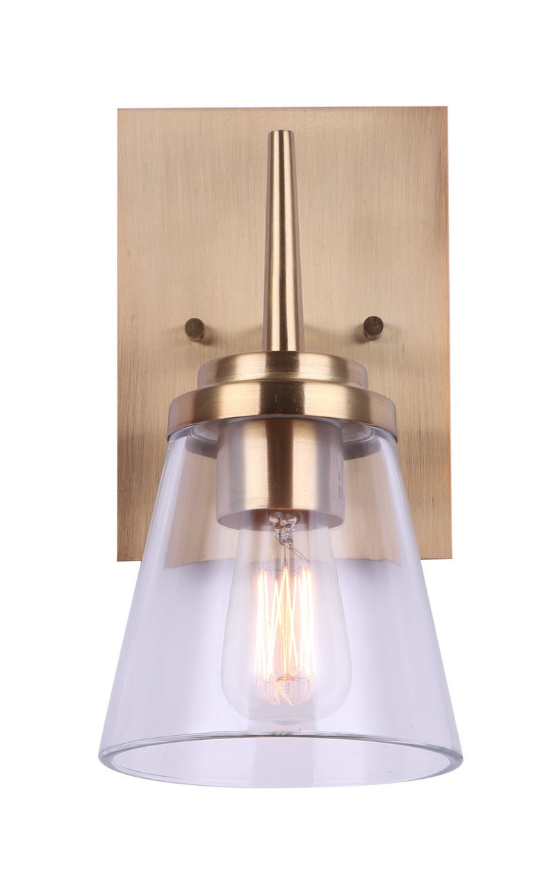 Canarm IVL703A01GD One Light Vanity, Metal