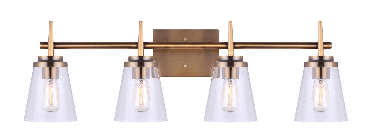 Canarm IVL703A04GD Four Light Vanity, Metal