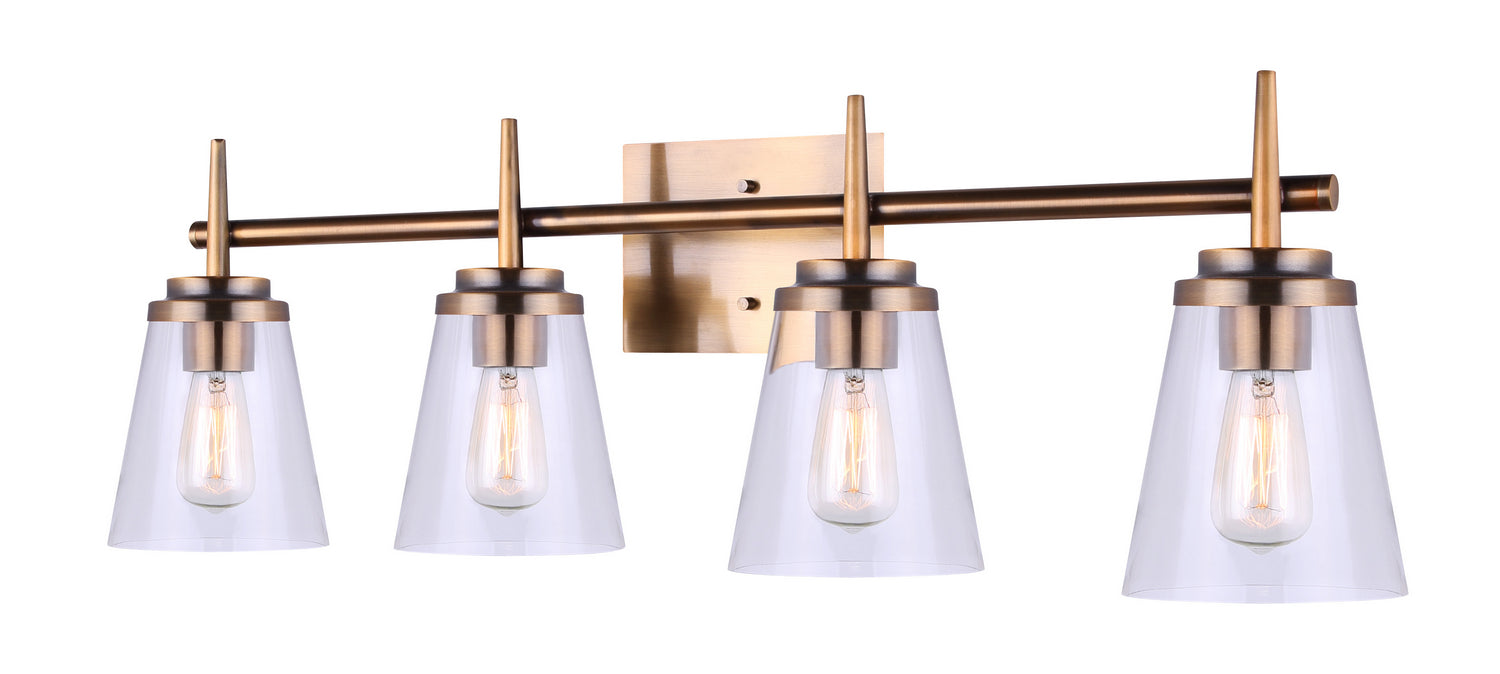 Canarm IVL703A04GD Four Light Vanity, Metal