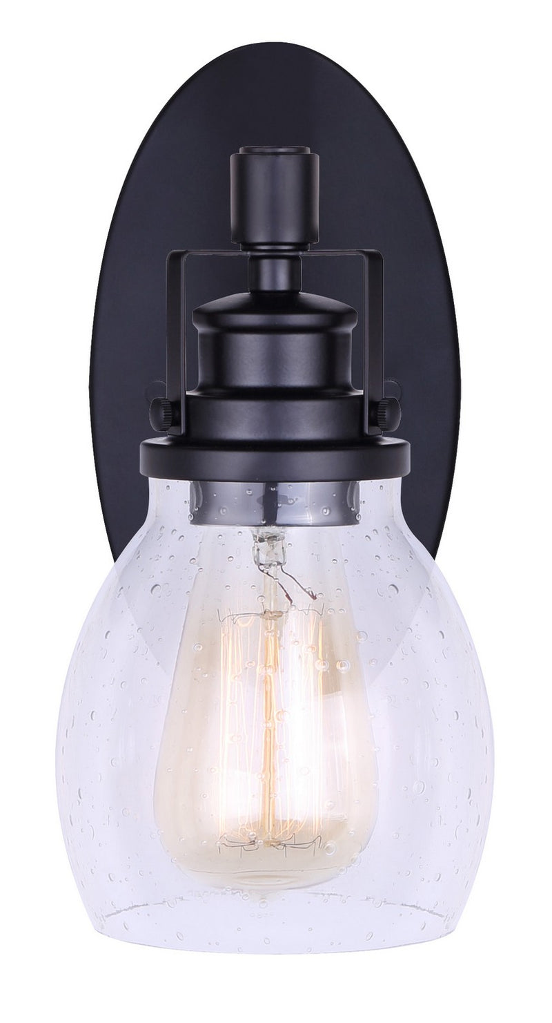 Canarm IVL705A01BK One Light Vanity, Metal