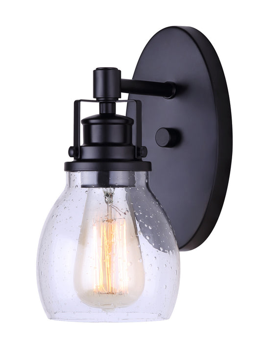 Canarm IVL705A01BK One Light Vanity, Metal