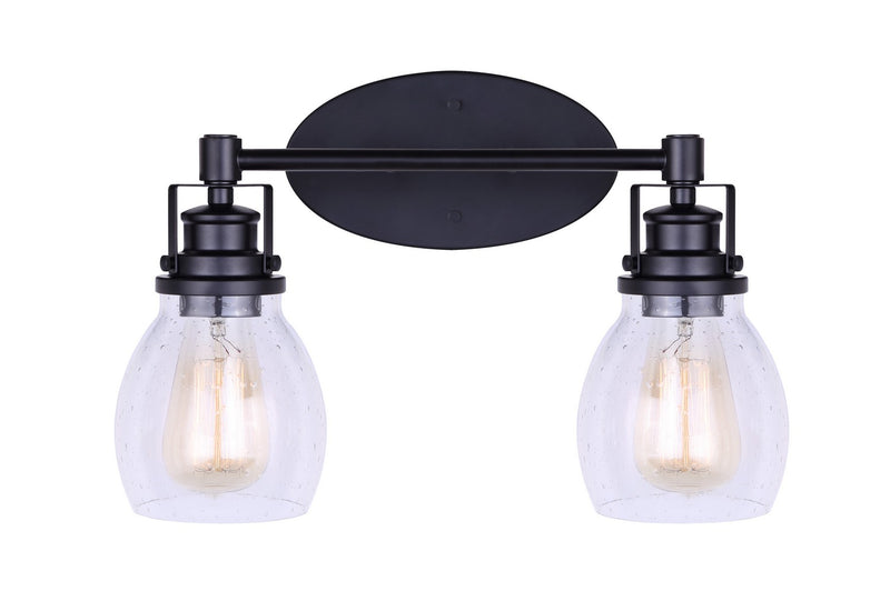 Canarm IVL705A02BK Two Light Vanity, Metal